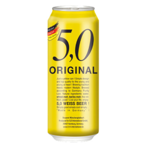 5,0 Original WEISS 500ML